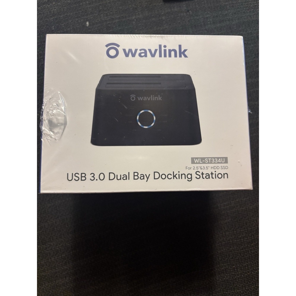 Wavlink Dual Bay External Hard Drive‎ Docking Station USB 3.1 to SATA I/II/III